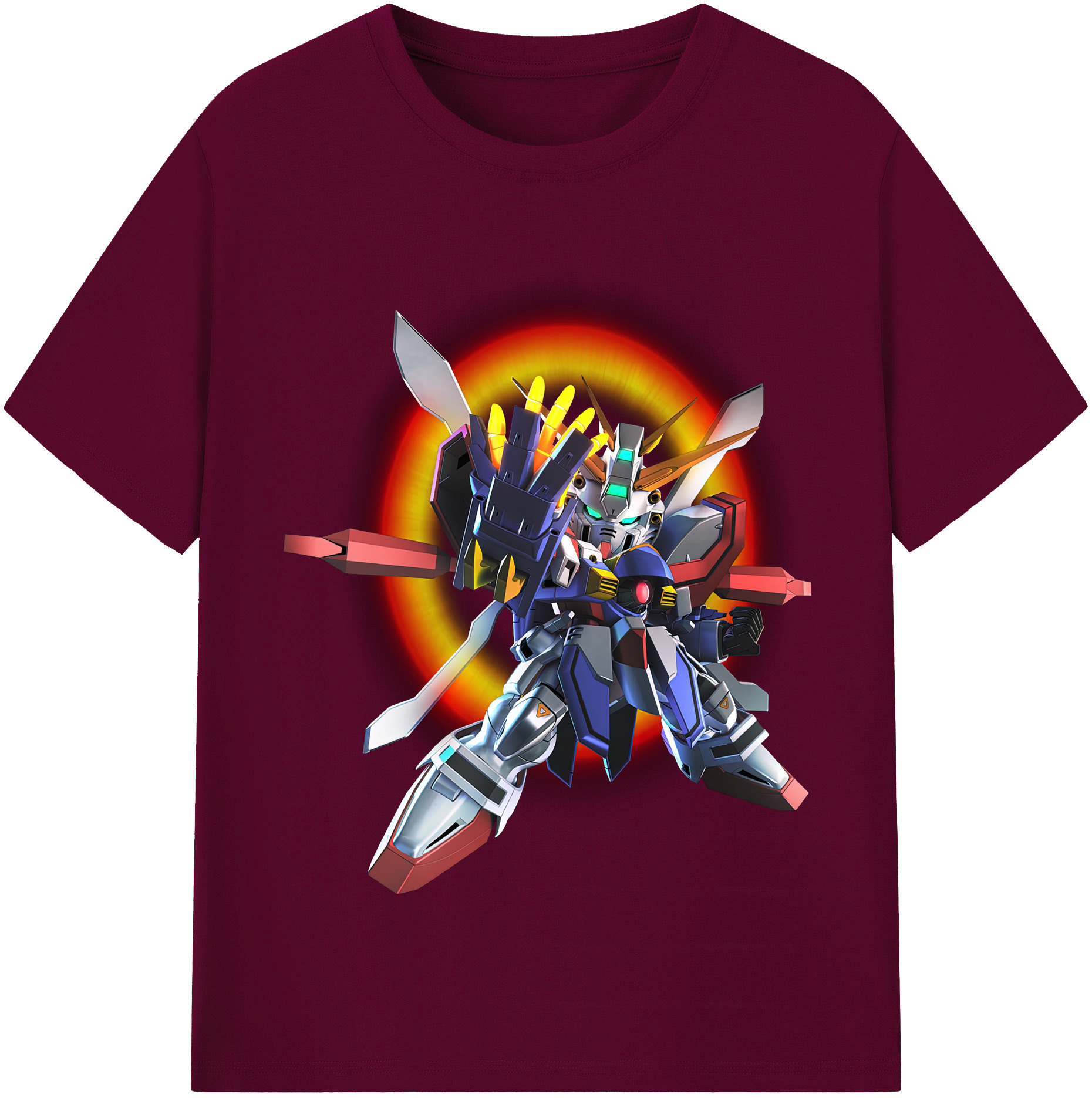 （画像用） 機動戦士ガンダム Mobile Suit Gundam レディースカジュアルプリントTシャツ（綿100％）